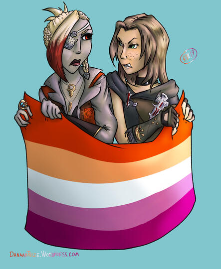 Hyrtwyda & Max - Lesbians Sharing