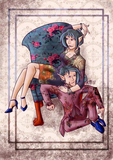 Floral Twins
