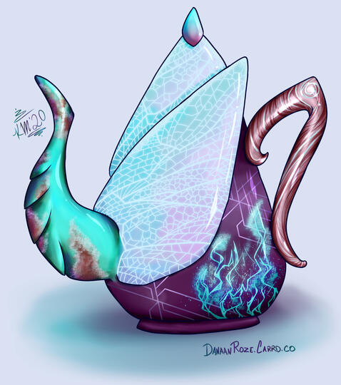 Caduceus Teapot