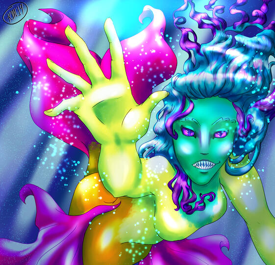 Rainbow Mermay Mermaid